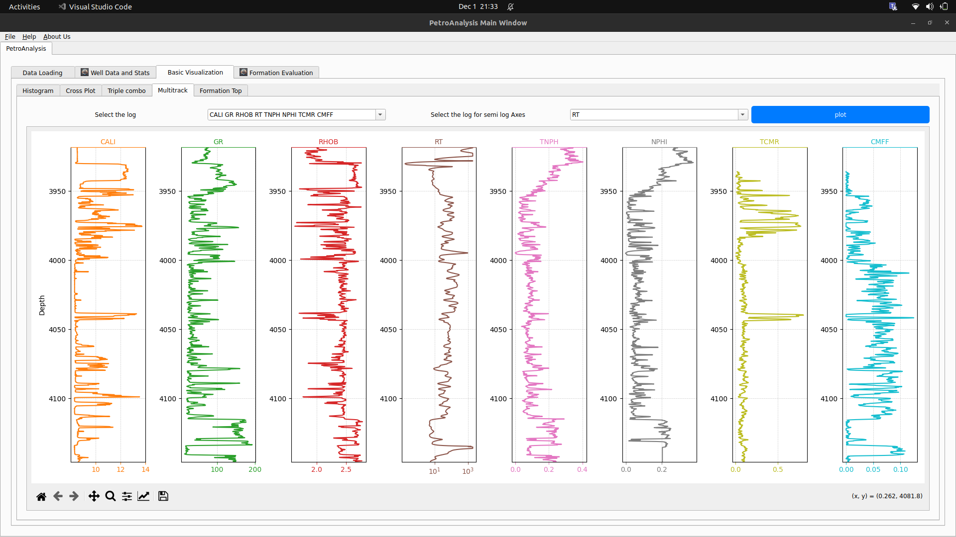 Data Loading Interface Screenshot