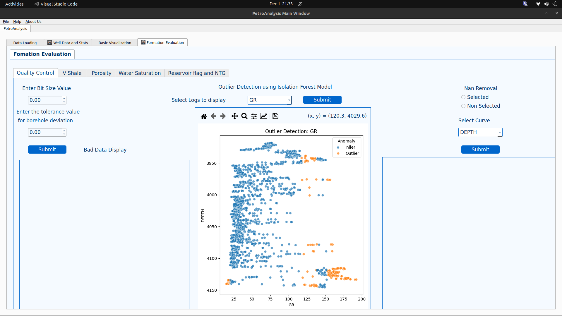 Data Loading Interface Screenshot