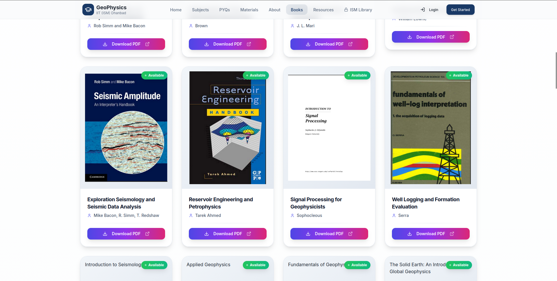 Applied Geophysics Digital Hub